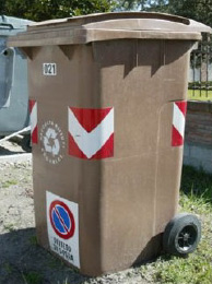 bidone raccolta organico comacchio